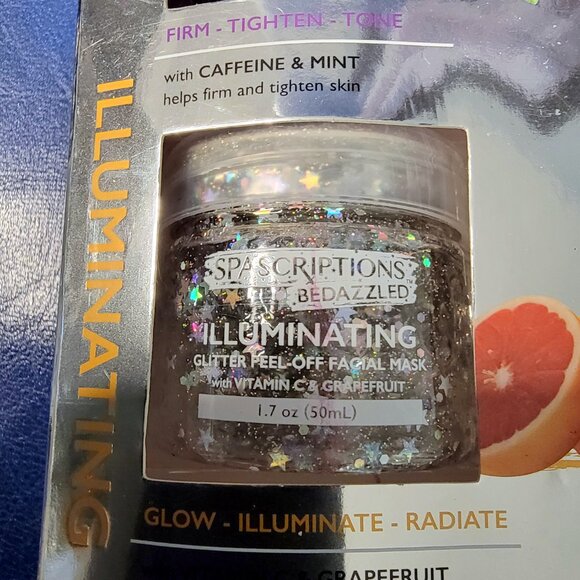 3 Three New Spascriptions Glitter Peel Off Face Masks Be Dazzled - Picture 5 of 11